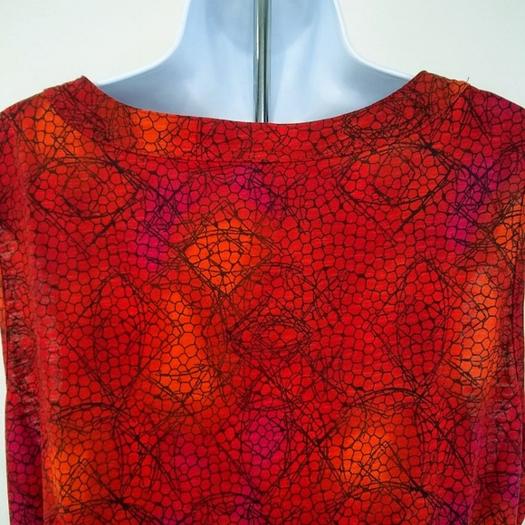 NWOT Great NW Indigo Plus Size V-Neck Tunic Women's Halter Top Size 2x - Picture 4 of 6